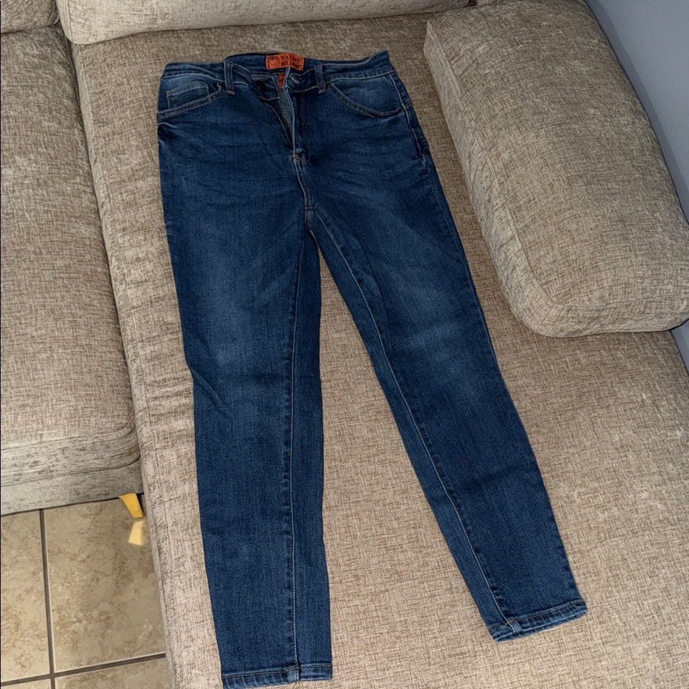 Wax Jean Dark Blue Skinny Women's Jeans